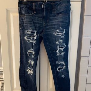 American Eagle ripped jeans